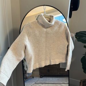 Madewell wool cropped sweater M
